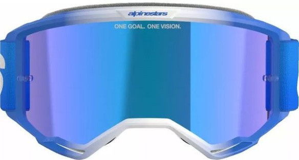 Ochelari Moto MX/Enduro Vision 5 Blaze Blue/Mirror Blue