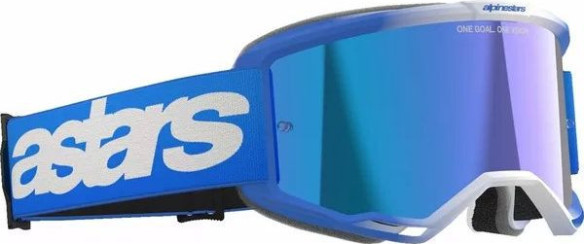 Ochelari Moto MX/Enduro Vision 5 Blaze Blue/Mirror Blue
