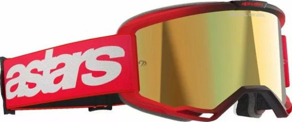 Ochelari Moto MX/Enduro Vision 5 Blaze Red/Mirror Gold