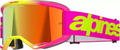 Ochelari Moto MX/Enduro Vision 5 Wordmark Pink/Yellow/Mirror Red