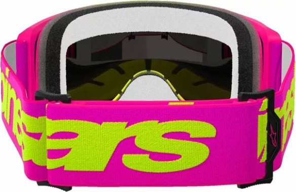 Ochelari Moto MX/Enduro Vision 5 Wordmark Pink/Yellow/Mirror Red