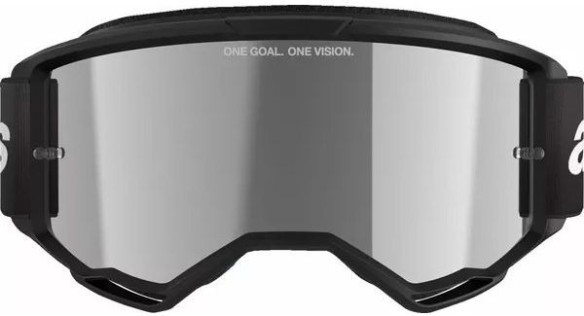 Ochelari Moto MX/Enduro Vision 3 Wordmark Black/Mirror Silver