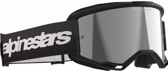 Ochelari Moto MX/Enduro Vision 3 Wordmark Black/Mirror Silver