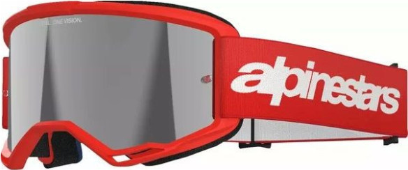 Ochelari Moto MX/Enduro Vision 3 Wordmark Red/Mirror Silver