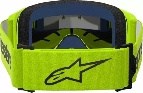 Ochelari Moto MX/Enduro Vision 3 Wordmark Yellow Fluo/Mirror Silver