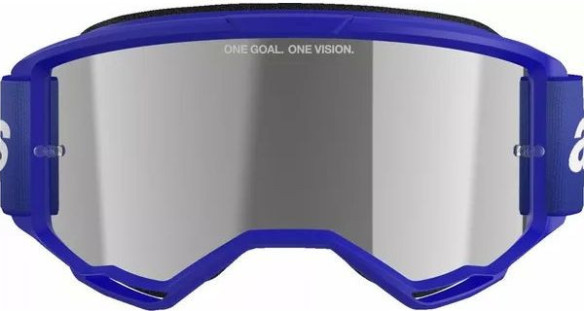 Ochelari Moto MX/Enduro Vision 3 Wordmark Blue/Mirror Silver