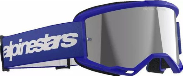 Ochelari Moto MX/Enduro Vision 3 Wordmark Blue/Mirror Silver
