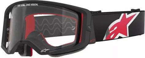 Ochelari Moto MX/Enduro Supertech Corp ABS Vision Black/Red/Clear
