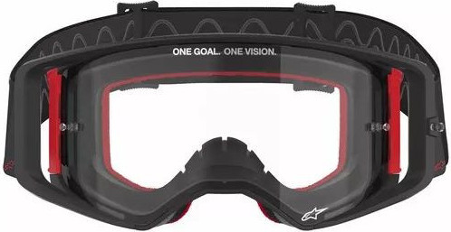 Ochelari Moto MX/Enduro Supertech Corp ABS Vision Black/Red/Clear