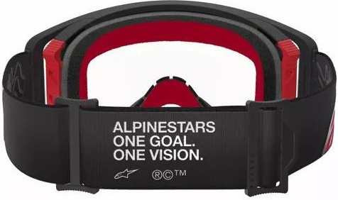 Ochelari Moto MX/Enduro Supertech Corp ABS Vision Black/Red/Clear