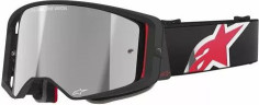 Ochelari Moto MX/Enduro Supertech Corp ABS Vision Black/Red/Mirror Silver
