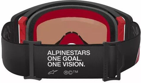 Ochelari Moto MX/Enduro Supertech Corp ABS Vision Black/Red/Mirror Silver
