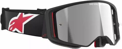 Ochelari Moto MX/Enduro Supertech Corp ABS Vision Black/Red/Mirror Silver