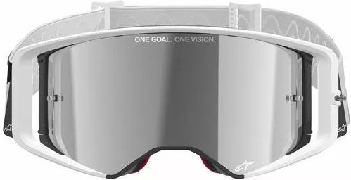 Ochelari Moto MX/Enduro Supertech Corp ABS Vision White/Grey/Mirror Silver