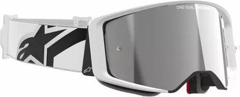 Ochelari Moto MX/Enduro Supertech Corp ABS Vision White/Grey/Mirror Silver