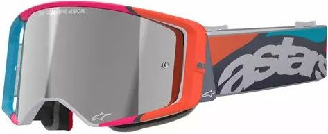Ochelari Moto MX/Enduro Supertech Stream ABS Vision Gray/Multi/Mirror Silver