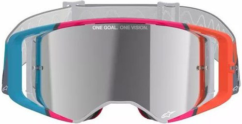 Ochelari Moto MX/Enduro Supertech Stream ABS Vision Gray/Multi/Mirror Silver