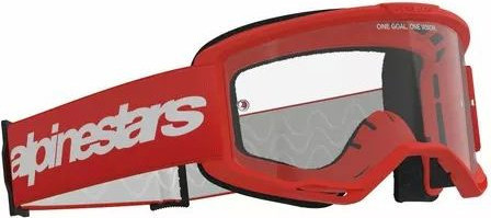 Ochelari Moto MX/Enduro Vision 3 Wordmark Red/Clear