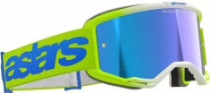 Ochelari Moto MX/Enduro Vision 5 Blaze Yellow/Mirror Blue