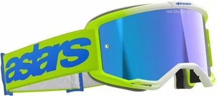 Ochelari Moto MX/Enduro Vision 5 Blaze Yellow/Mirror Blue