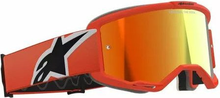 Ochelari Moto MX/Enduro Vision 5 Corp Orange/Mirror Red