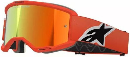 Ochelari Moto MX/Enduro Vision 5 Corp Orange/Mirror Red