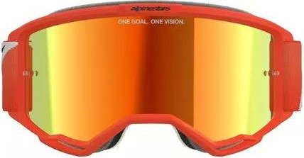 Ochelari Moto MX/Enduro Vision 5 Corp Orange/Mirror Red