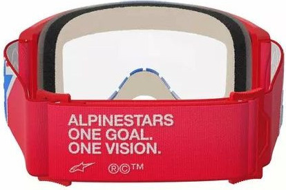 Ochelari Moto MX/Enduro Vision 5 Corp Red/White/Blue/Clear