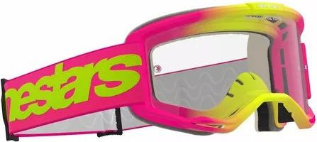 Ochelari Moto MX/Enduro Vision 5 Wordmark Pink/Yellow/Clear