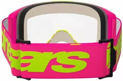 Ochelari Moto MX/Enduro Vision 5 Wordmark Pink/Yellow/Clear