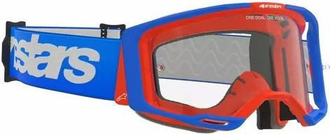 Ochelari Moto MX/Enduro Vision 8 Wordmark Blue/White/Orange/Clear