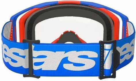 Ochelari Moto MX/Enduro Vision 8 Wordmark Blue/White/Orange/Clear
