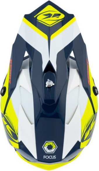 Casca Enduro Copii Track Navy Neon Yellow