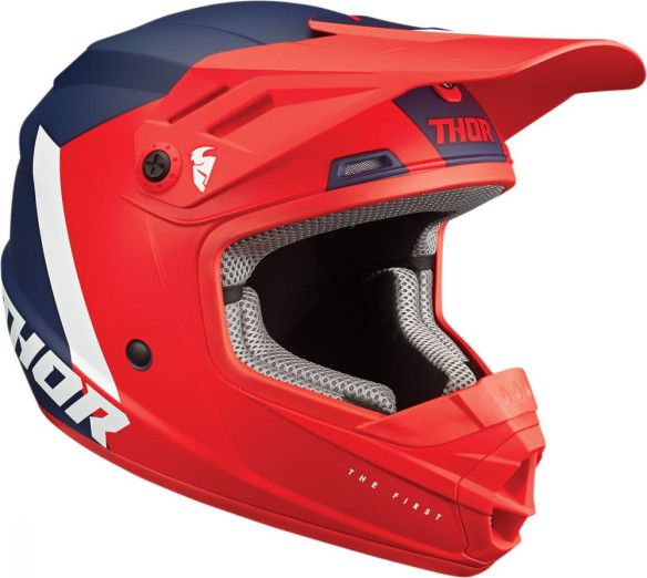 Casca Enduro Copii Sector Chev Red/Navy