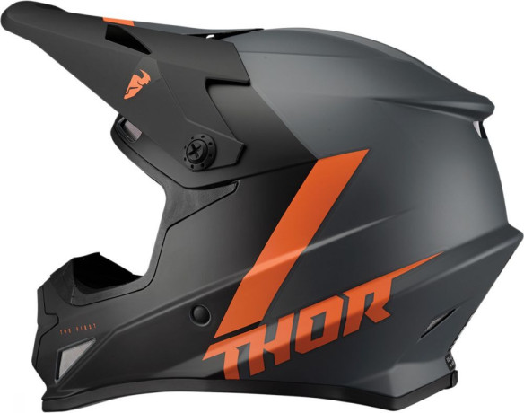 Casca Enduro Copii Sector Chev Charcoal/Orange