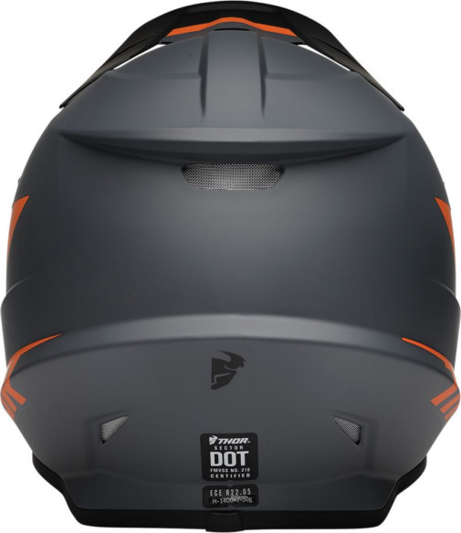 Casca Enduro Copii Sector Chev Charcoal/Orange