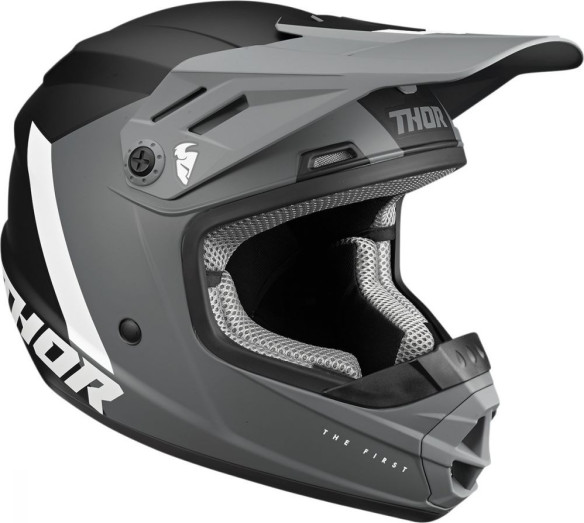 Casca Enduro Copii Sector Chev Gray/Black