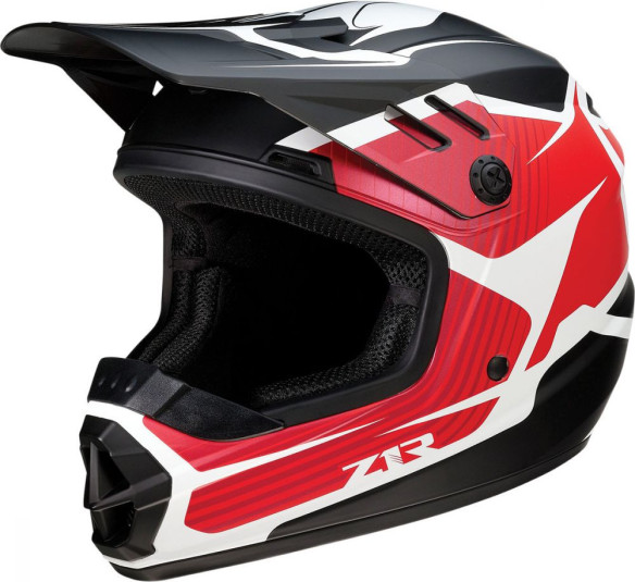 Casca Enduro Copii Rise Flame Red
