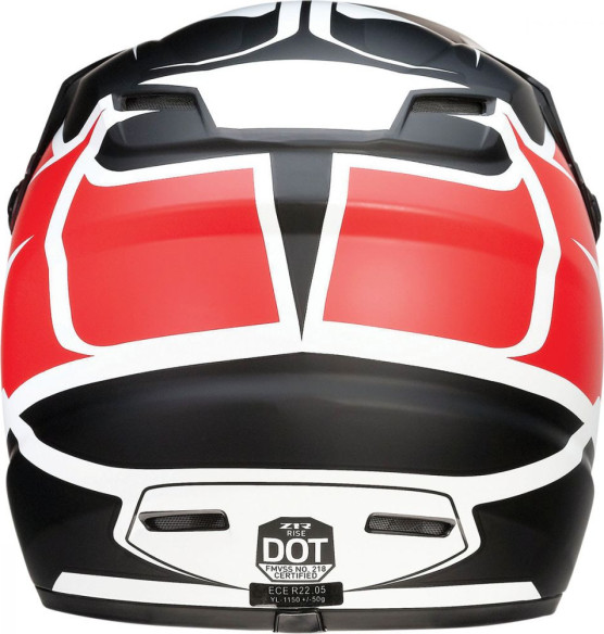 Casca Enduro Copii Rise Flame Red