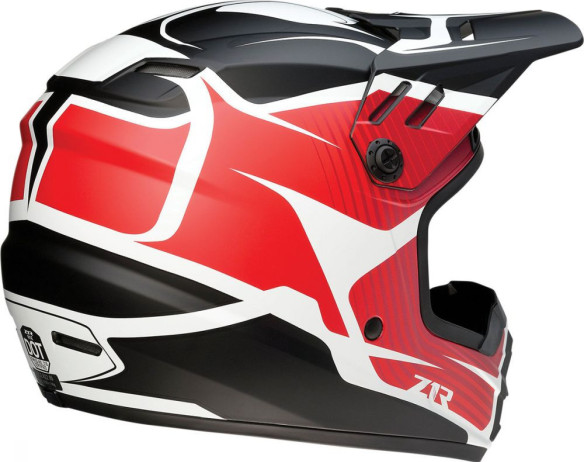 Casca Enduro Copii Rise Flame Red
