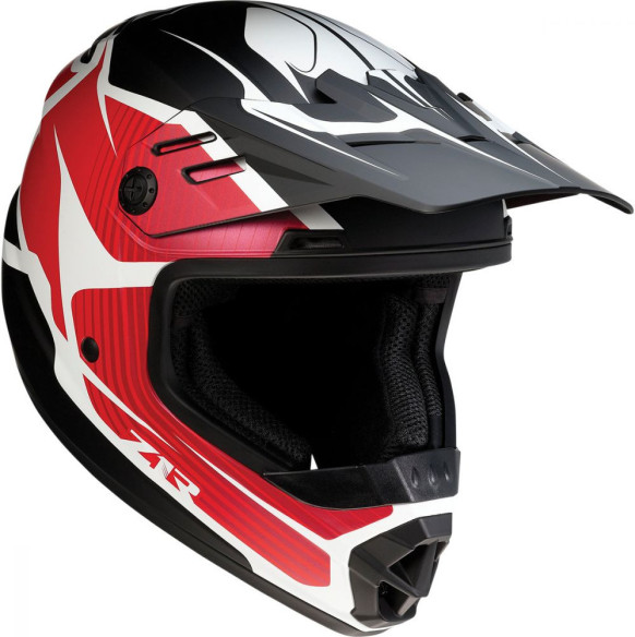 Casca Enduro Copii Rise Flame Red