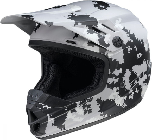 Casca Enduro Copii Rise Camo 2 Gray
