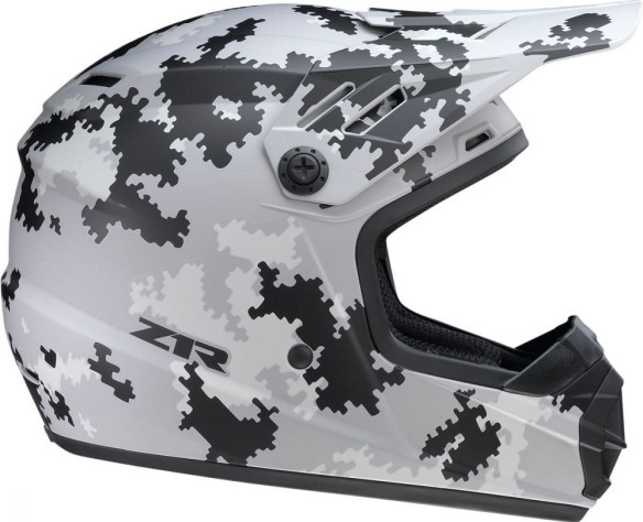 Casca Enduro Copii Rise Camo 2 Gray