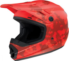 Casca Enduro Copii Rise Camo 2 Red
