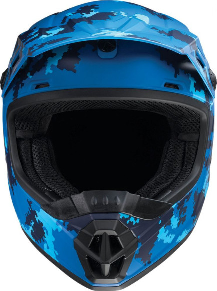 Casca Enduro Copii Rise Camo 2 Blue