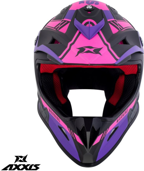 Casca Moto MX/Enduro Copii Wolverine B8 Matt Pink 24