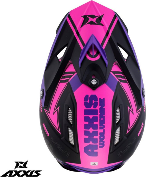 Casca Moto MX/Enduro Copii Wolverine B8 Matt Pink 24