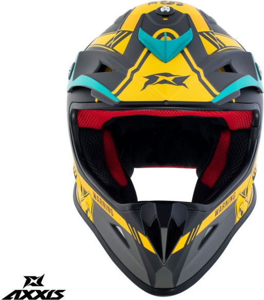 Casca Moto MX/Enduro Copii Wolverine B3 Matt Yellow 24