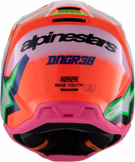 Casca Moto MX/Enduro Copii Supertech M3 Youth Deegan Orange/Pink/Purple 24