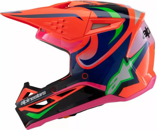 Casca Moto MX/Enduro Copii Supertech M3 Youth Deegan Orange/Pink/Purple 24